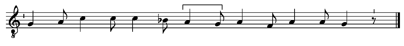Refrain musical notation